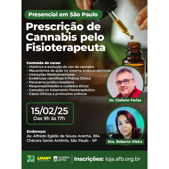 PRESCRIÇÃO DE CANNABIS PELO FISIOTERAPEUTA